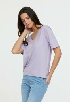 Lee Cooper Adou - T-Shirt Basique - Mauve -Lee Boutique 02bcd5ce8b1e4aeca7e14cb6da278903