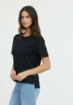 Lee Cooper Aza - T-Shirt Basique - Noir -Lee Boutique 097f2ab9d81f4da4941a7512ca63470e