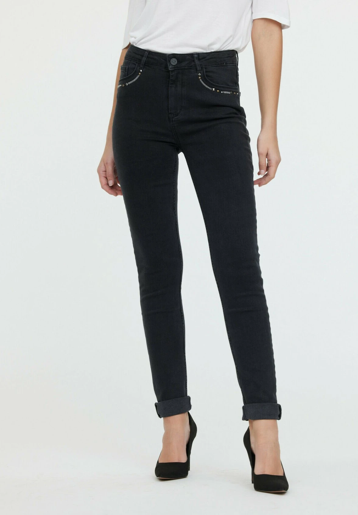 Lee Cooper Jean Slim - Black Brushed 3 Lee Cooper Jean Slim - Black Brushed