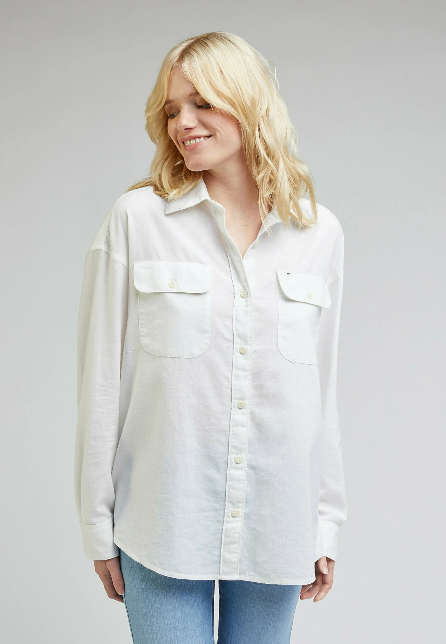 Lee Frontier - Chemisier - Bright White 3 Lee Frontier - Chemisier - Bright White