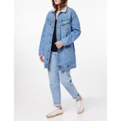 Veste En Jean Allongé Femme Lee Sherpa Rider -Lee Boutique 112322384 2
