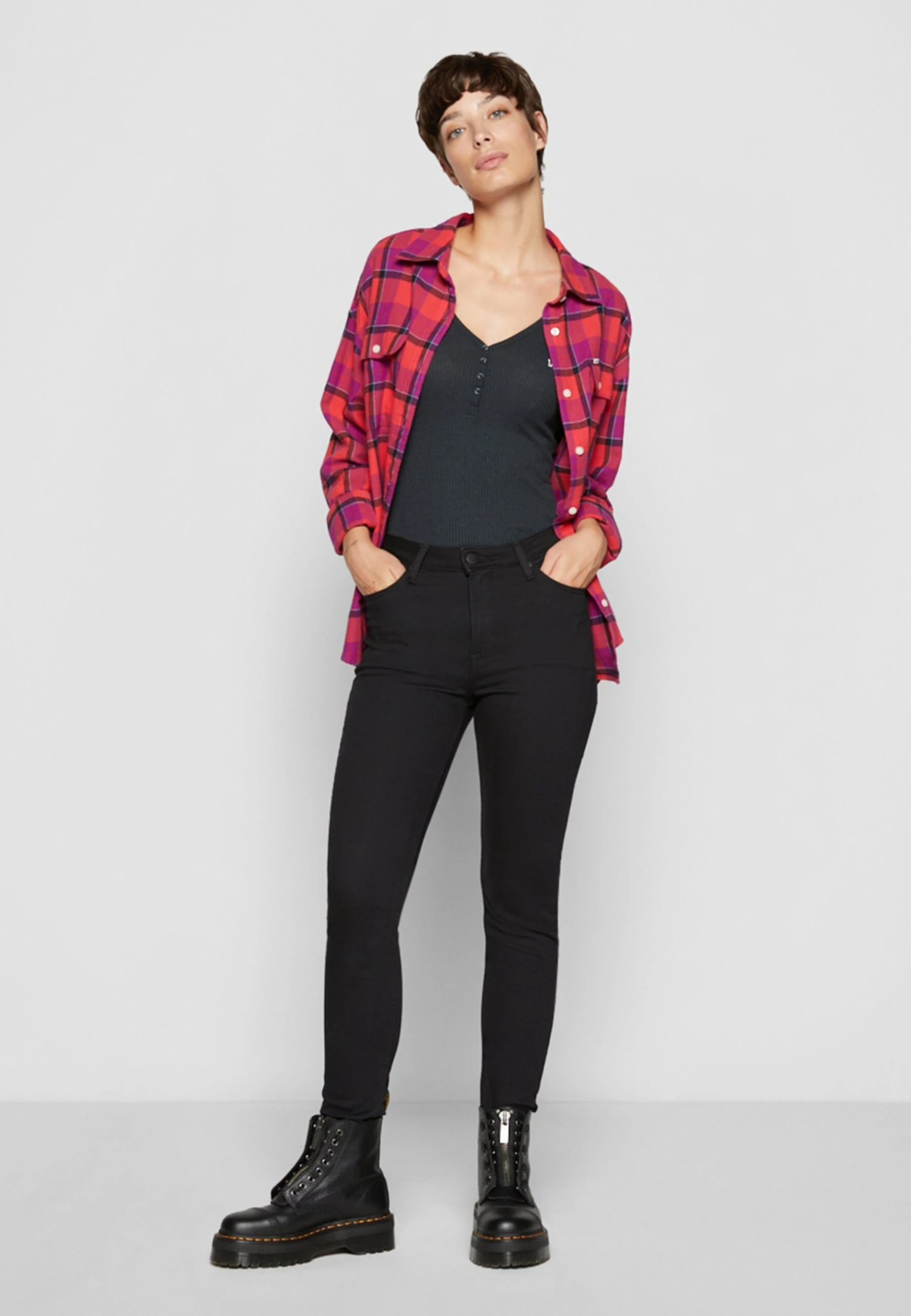 Lee Scarlett High - Jeans Skinny - Black Rinse 4 Lee Scarlett High - Jeans Skinny - Black Rinse – Image 2