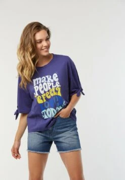 Lee Cooper Aji - T-Shirt Imprimé - Ultra Violet 9 Lee Cooper Aji - T-Shirt Imprimé - Ultra Violet -Lee Boutique 152a8f94219046b3b13f974954964a04