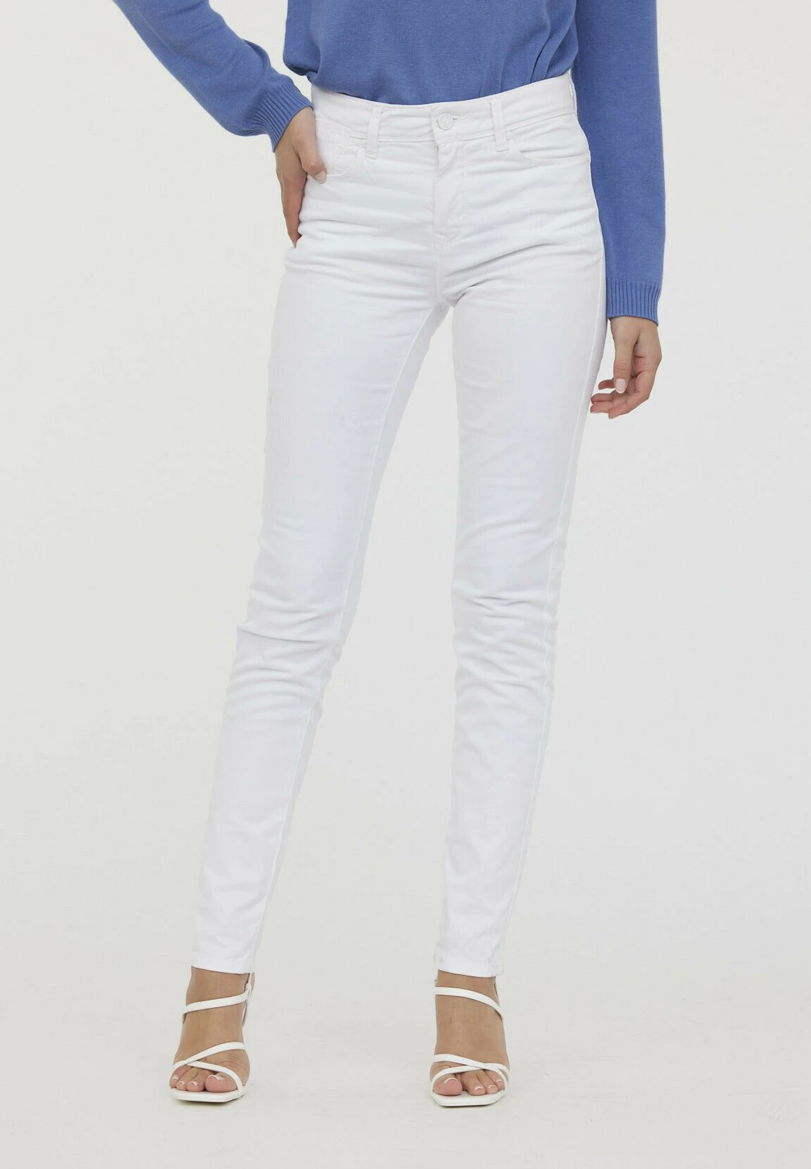 Lee Cooper Jana - Jean Slim - Blanc 3 Lee Cooper Jana - Jean Slim - Blanc