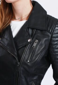 Lee Cooper Berenice - Veste En Cuir - Black -Lee Boutique 18a360c3613d4a868d9acbacd398299b