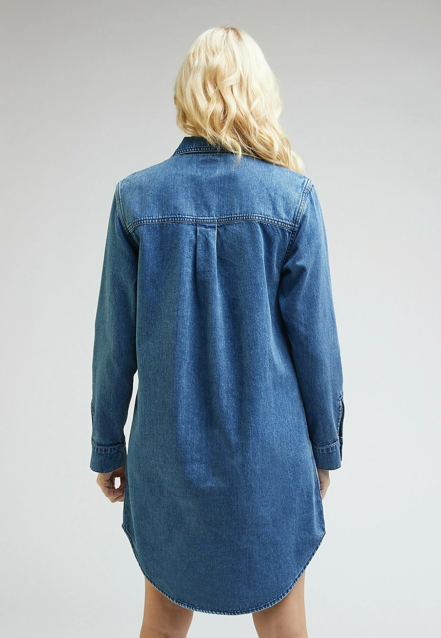 Lee Unionall - Robe En Jean - Hazy Indigo 4 Lee Unionall - Robe En Jean - Hazy Indigo – Image 2