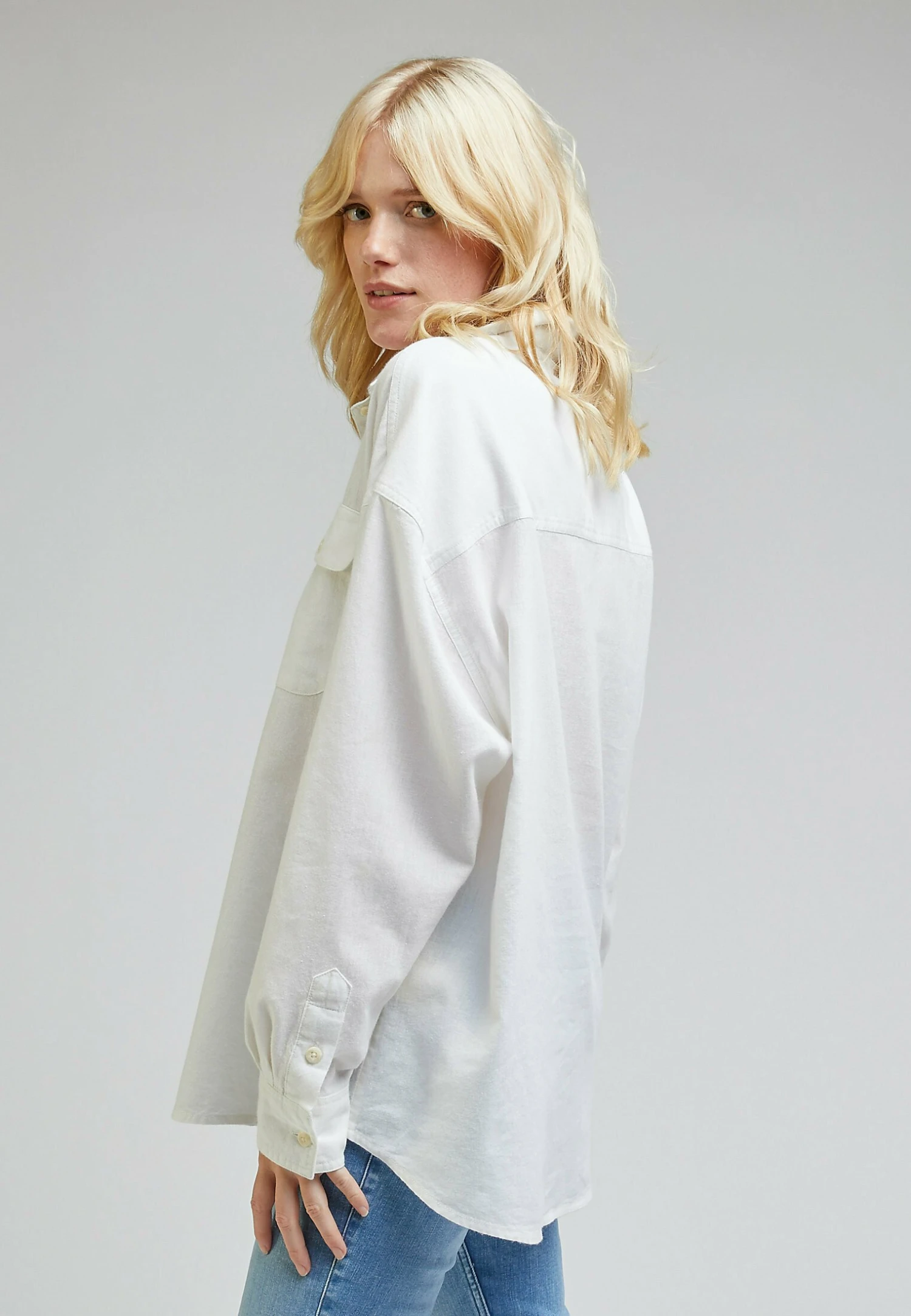 Lee Frontier - Chemisier - Bright White 6 Lee Frontier - Chemisier - Bright White – Image 4