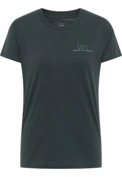 Lee Small Logo Tee - T-Shirt Imprimé - Charcoal -Lee Boutique 1f4814a02b994efdaac15776bcafc78a