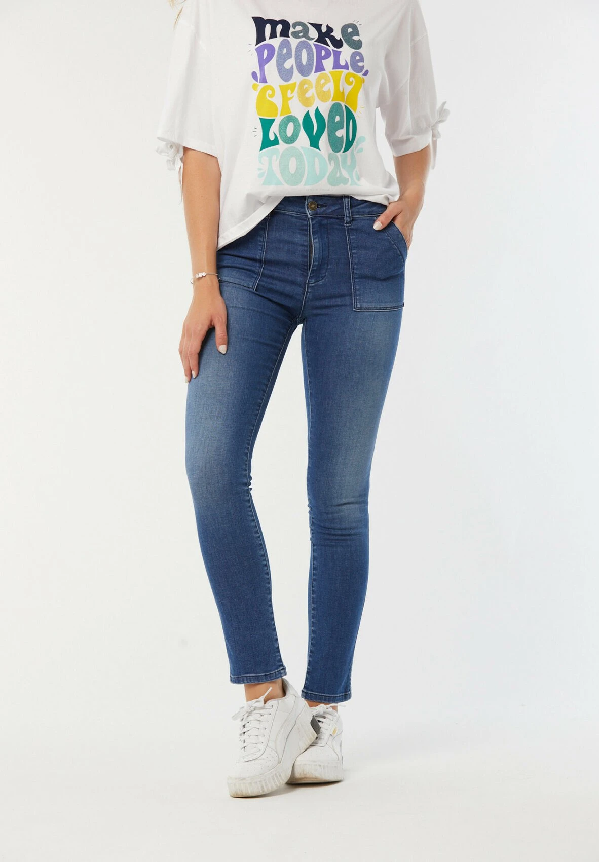 Lee Cooper Jilo - Jeans Skinny - Medium Blue 3 Lee Cooper Jilo - Jeans Skinny - Medium Blue