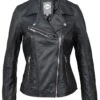 Lee Cooper Bonnie - Veste En Cuir - Black -Lee Boutique 223514733f5b479ebcc1d3e0377d010e
