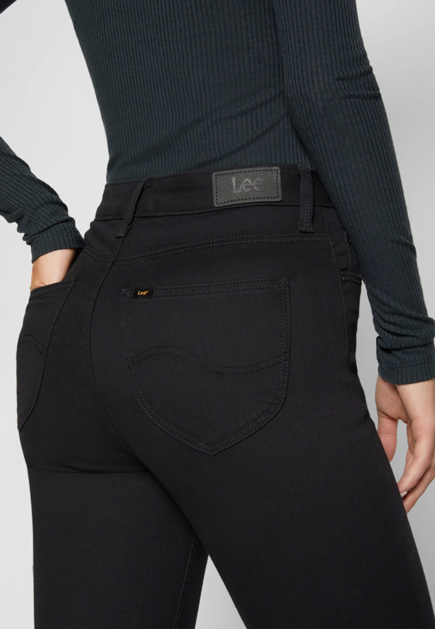 Lee Scarlett High - Jeans Skinny - Black Rinse 7 Lee Scarlett High - Jeans Skinny - Black Rinse – Image 5