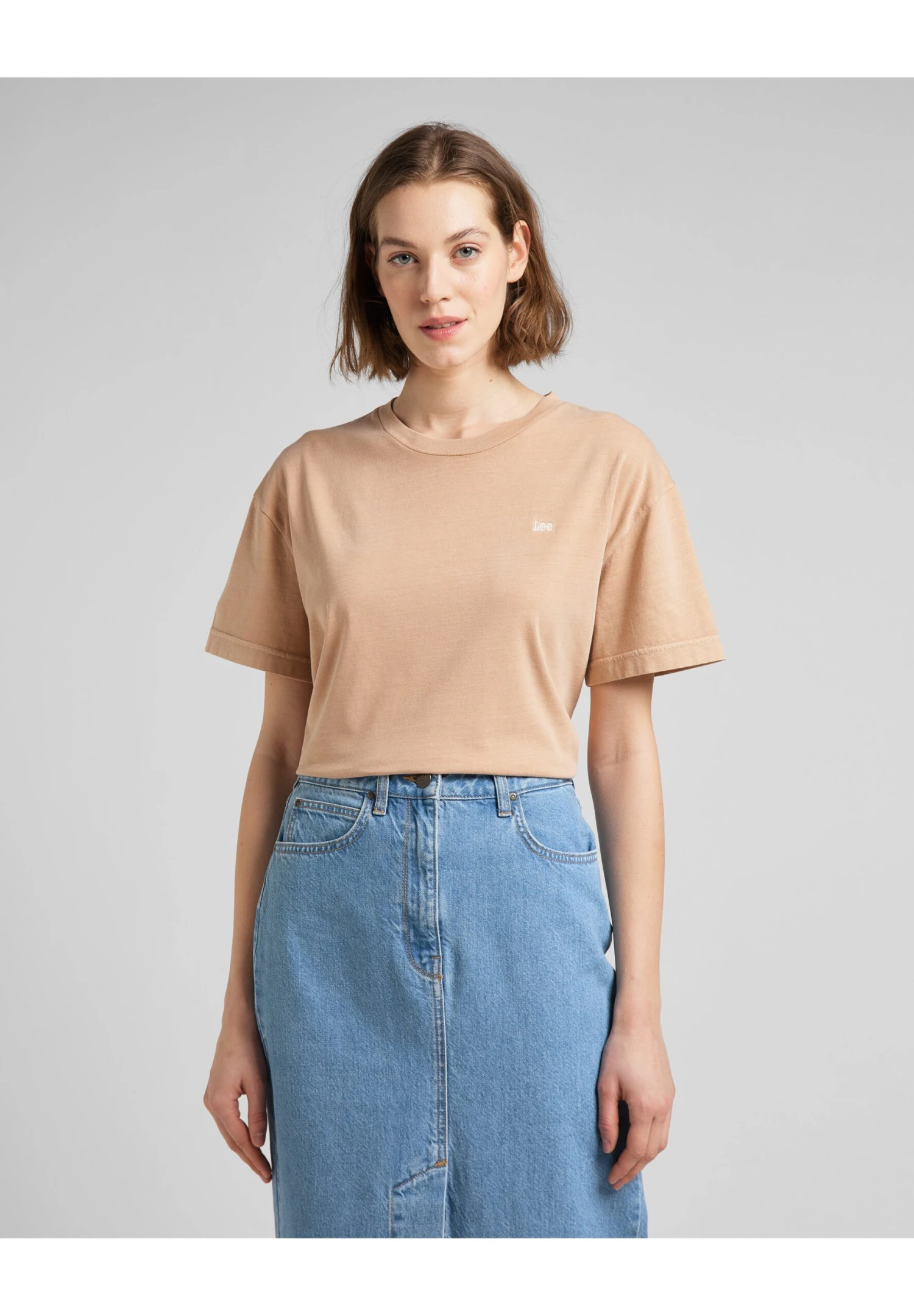 Lee T-Shirt Basique - Beige 3 Lee T-Shirt Basique - Beige