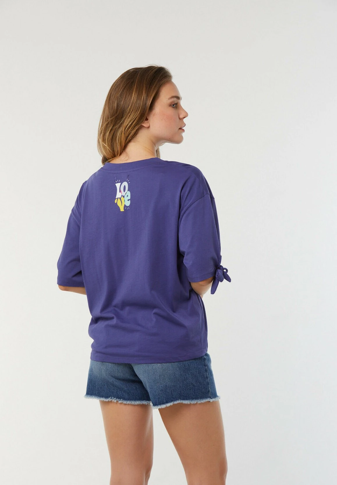 Lee Cooper Aji - T-Shirt Imprimé - Ultra Violet 4 Lee Cooper Aji - T-Shirt Imprimé - Ultra Violet – Image 2