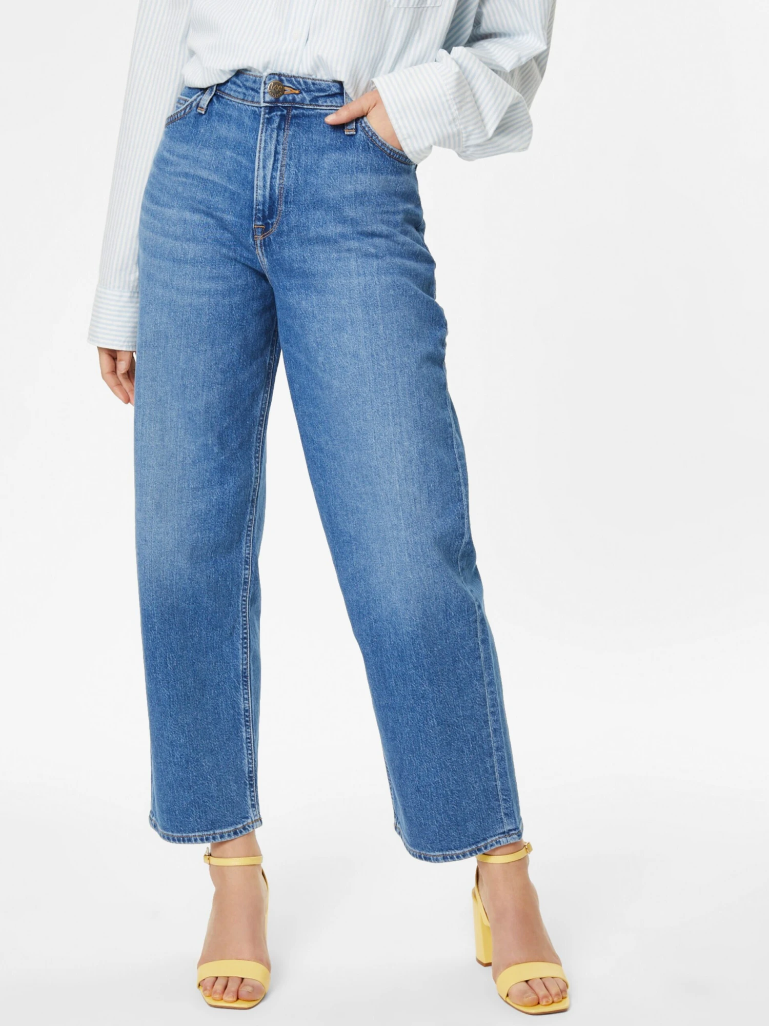 Lee Jeans Wide Leg Jean Femme Bleu 5 Lee Jeans Wide Leg Jean Femme Bleu – Image 3