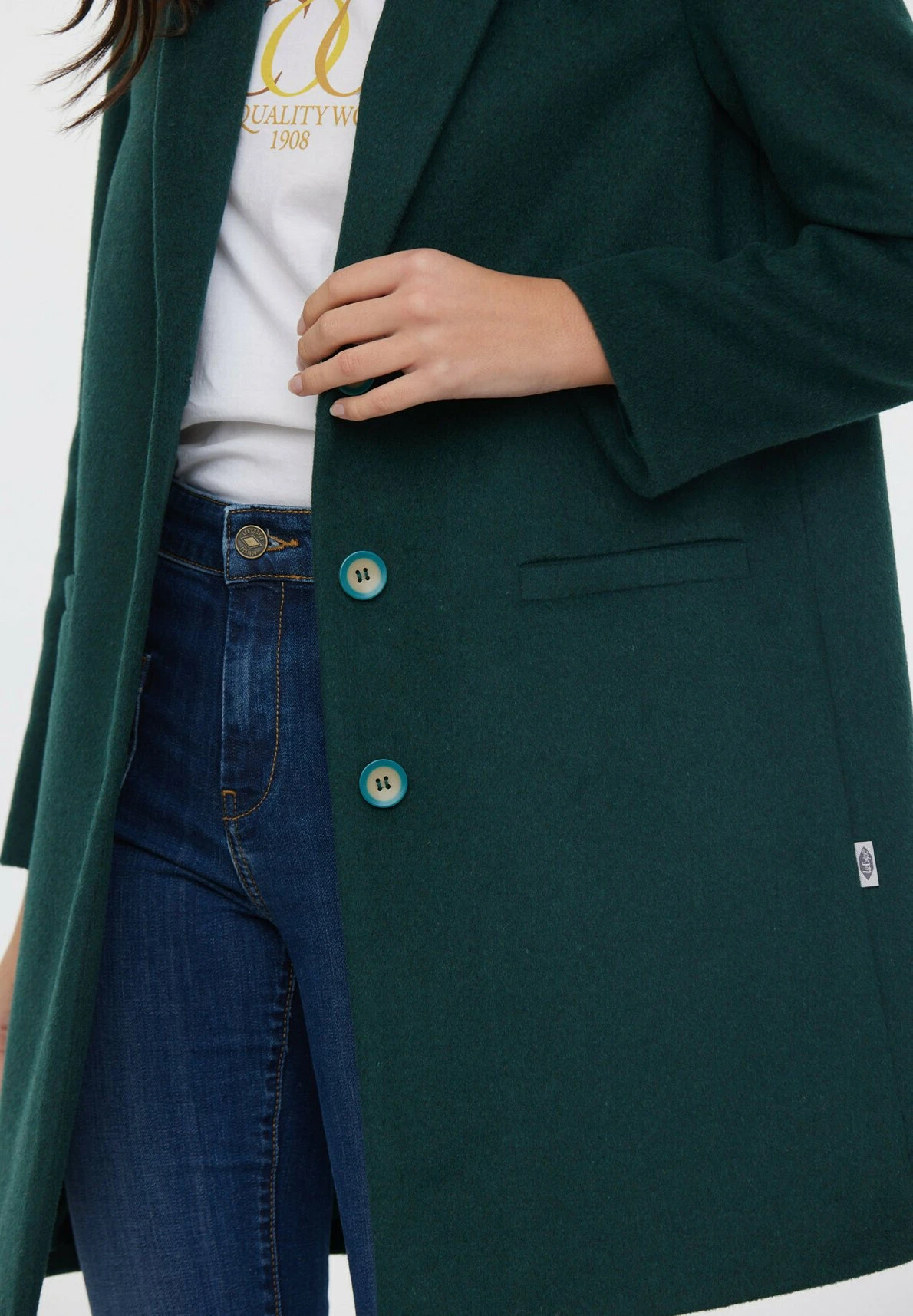 Lee Cooper Fida - Manteau Court - Vert 5 Lee Cooper Fida - Manteau Court - Vert – Image 3