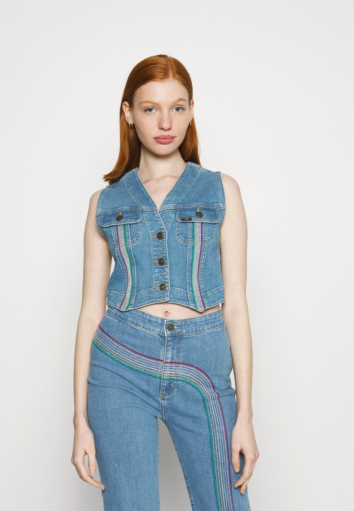 Lee Pride Rainbow Vest - Veste Sans Manches - Mid Rainbow 3 Lee Pride Rainbow Vest - Veste Sans Manches - Mid Rainbow