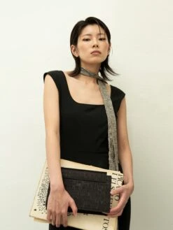 Sacoches à Bandoulière Sac à Bandoulière Pages Femme Noir -Lee Boutique 419b789243ce420bcaac2b132753a0c8