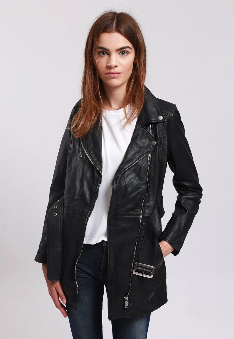 Lee Cooper Beatriz - Veste En Cuir - Black 3 Lee Cooper Beatriz - Veste En Cuir - Black