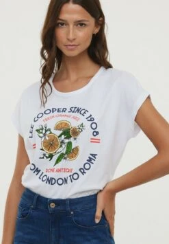Lee Cooper Azial Mc - T-Shirt Imprimé - Optic White -Lee Boutique 44e5ea705c4e4fbfa742436297db8711