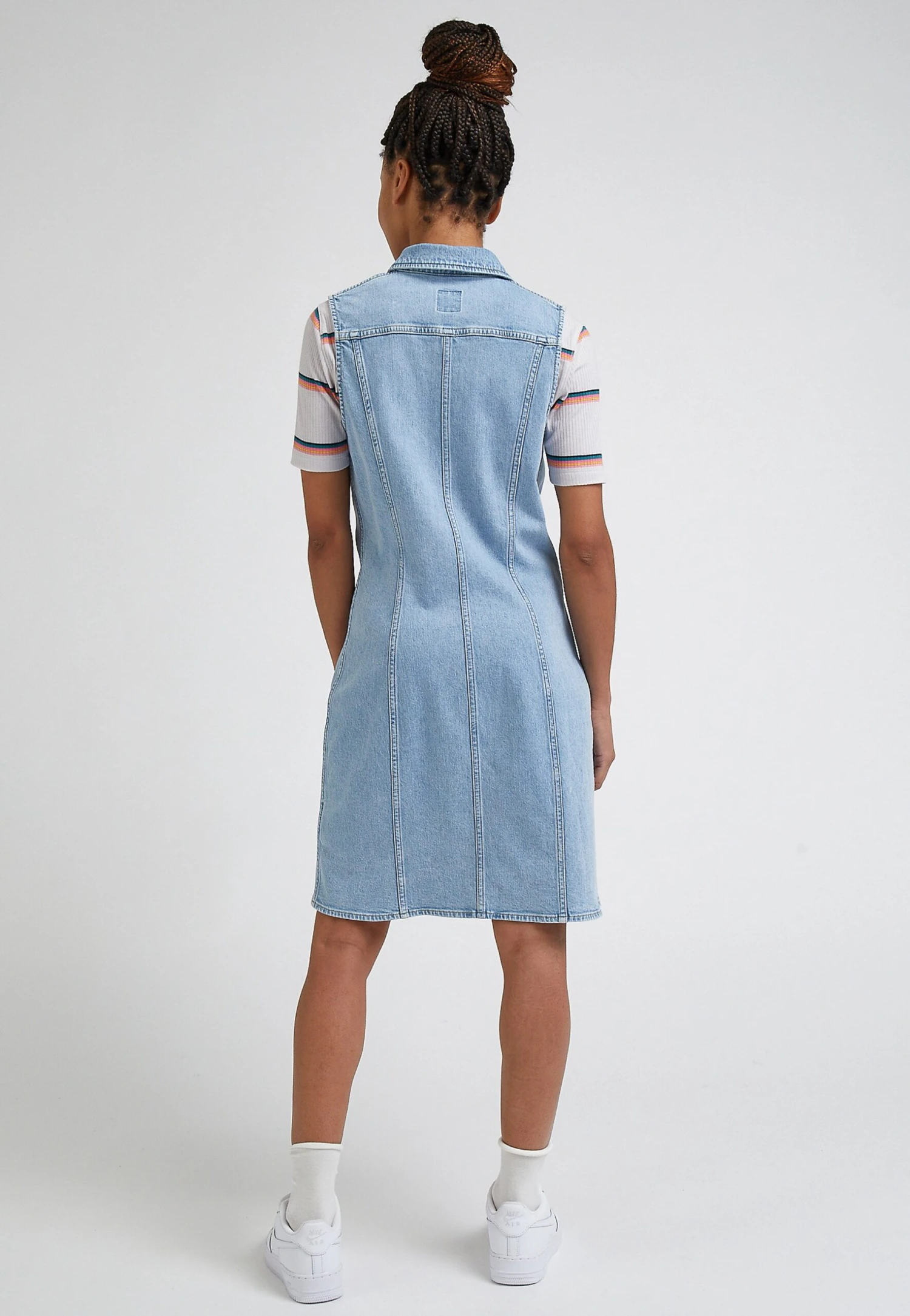 Sleeveless - Robe En Jean - Frosted Blue 5 Sleeveless - Robe En Jean - Frosted Blue – Image 3