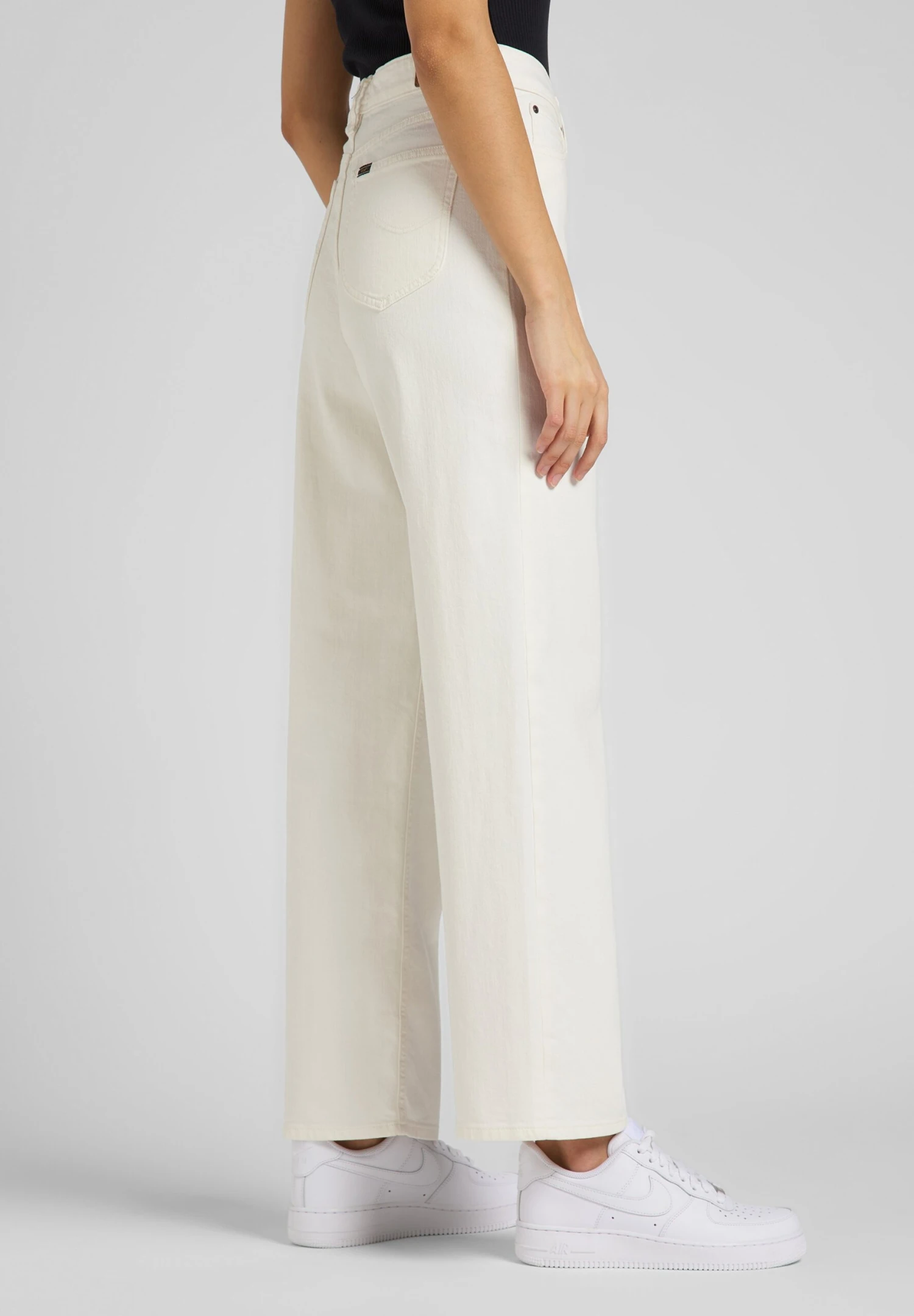 Lee Wide Leg Long - Jean Boyfriend - White 6 Lee Wide Leg Long - Jean Boyfriend - White – Image 4