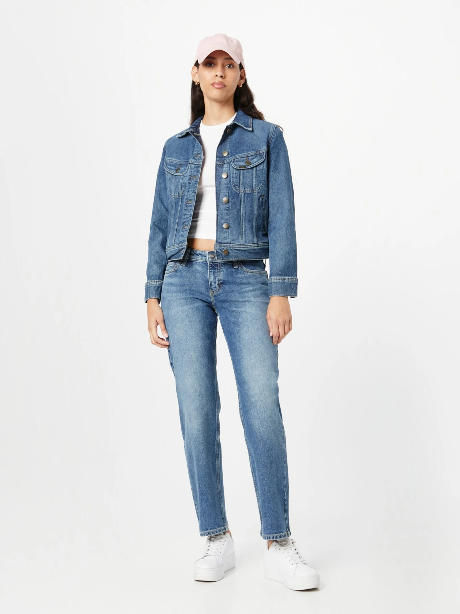 Lee Droits Regular Jean JANE Femme Bleu 7 Lee Droits Regular Jean JANE Femme Bleu – Image 5