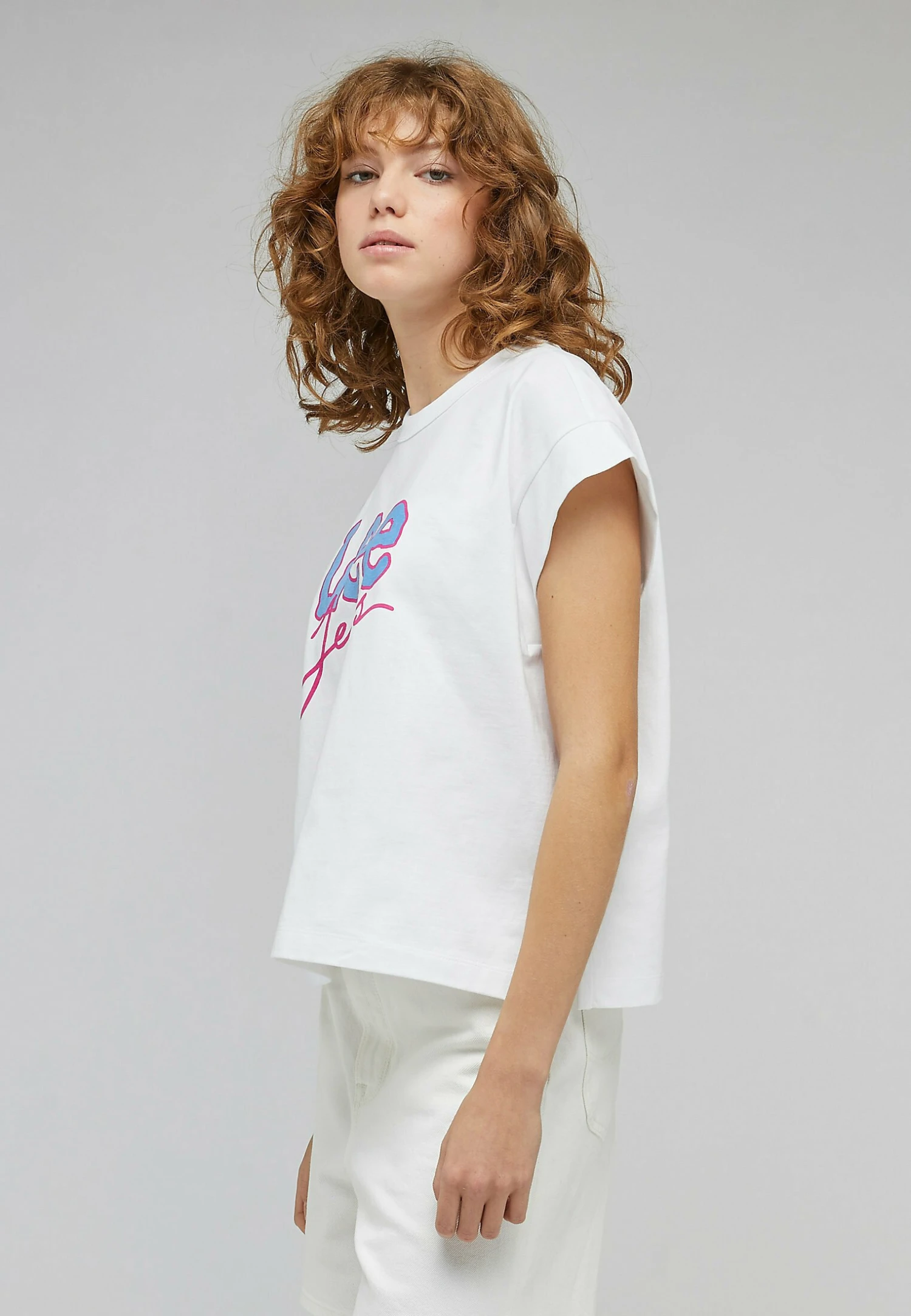 Lee Cropped - T-Shirt Imprimé - Bright White 6 Lee Cropped - T-Shirt Imprimé - Bright White – Image 4