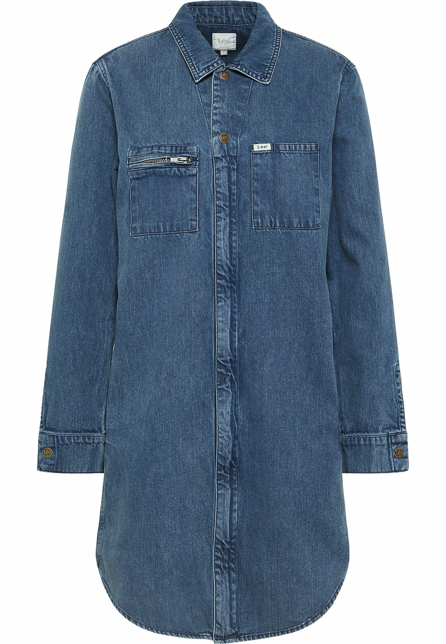 Lee Unionall - Robe En Jean - Hazy Indigo 7 Lee Unionall - Robe En Jean - Hazy Indigo – Image 5