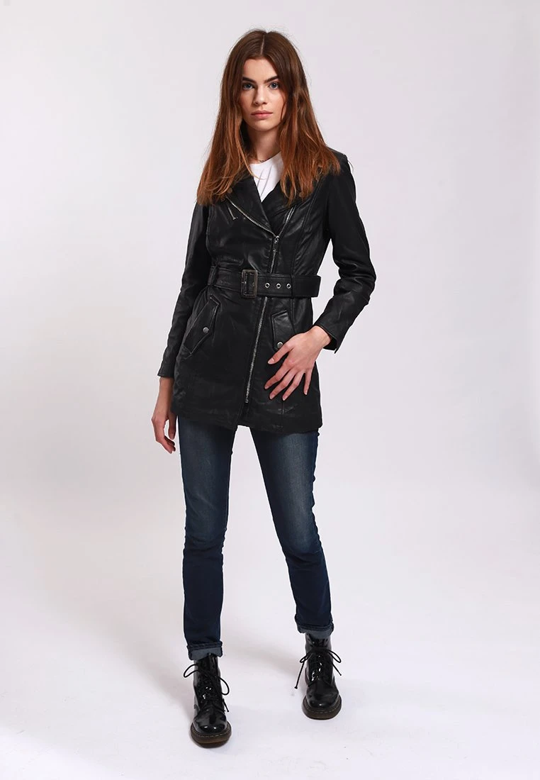 Lee Cooper Beatriz - Veste En Cuir - Black 4 Lee Cooper Beatriz - Veste En Cuir - Black – Image 2
