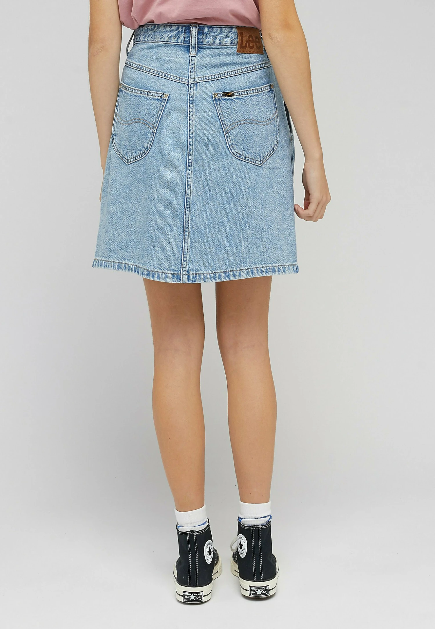 Lee Jupe Trapèze - Frosted Blue 4 Lee Jupe Trapèze - Frosted Blue – Image 2