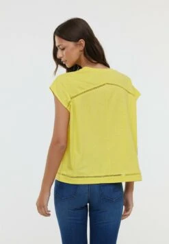 Lee Cooper Aniele Sm - T-Shirt Imprimé - Lemon -Lee Boutique 57c4c1b77b1e47a69a76f9a0d099425d
