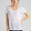 Lee V Neck Tee - T-Shirt Basique - Bright White 2 Lee V Neck Tee - T-Shirt Basique - Bright White -Lee Boutique 5864f1b7a585415fb7524d9384c59c14