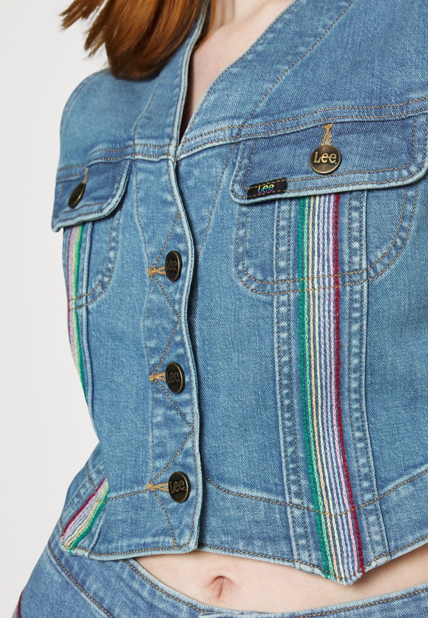 Lee Pride Rainbow Vest - Veste Sans Manches - Mid Rainbow 8 Lee Pride Rainbow Vest - Veste Sans Manches - Mid Rainbow – Image 6