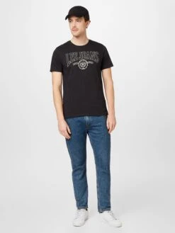 Lee T-shirts T-Shirt VARSITY Homme Noir -Lee Boutique 5f80c77fac79e4c25adac2bb0754bf6e