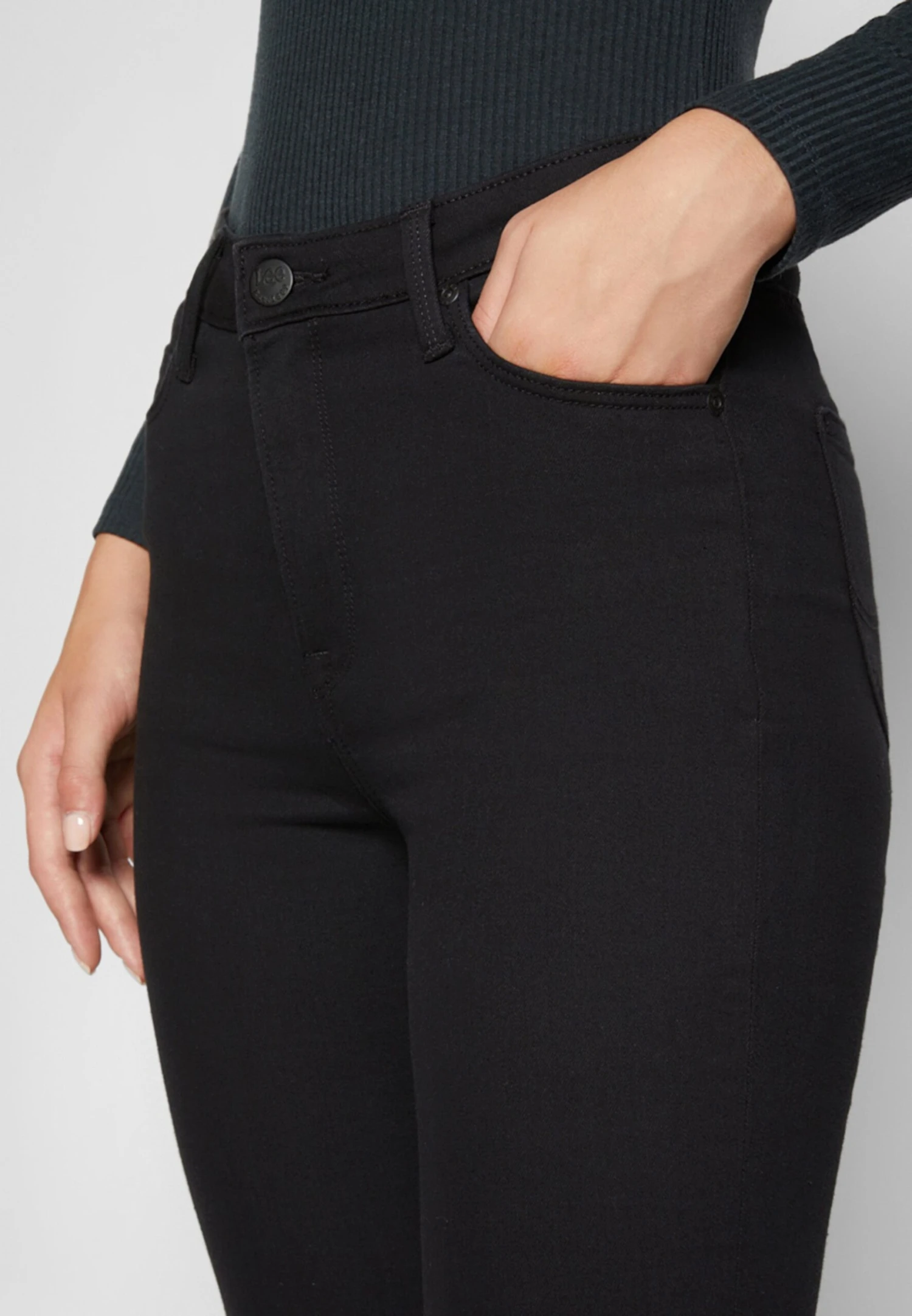 Lee Scarlett High - Jeans Skinny - Black Rinse 9 Lee Scarlett High - Jeans Skinny - Black Rinse – Image 7