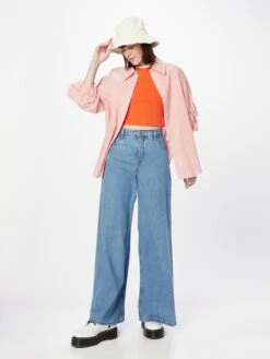 Lee Jeans Wide Leg Jean DREW Femme Bleu -Lee Boutique 63c9897dabe79974cdce56085be130ba