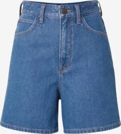 Lee Shorts En Jean Wide Leg Jean Femme Bleu