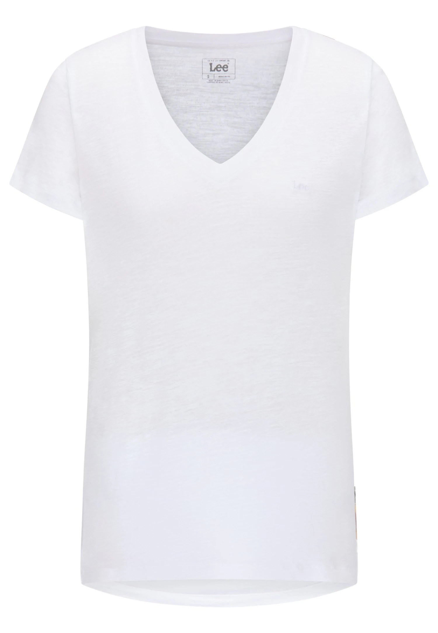Lee V Neck Tee - T-Shirt Basique - Bright White 9 Lee V Neck Tee - T-Shirt Basique - Bright White – Image 7