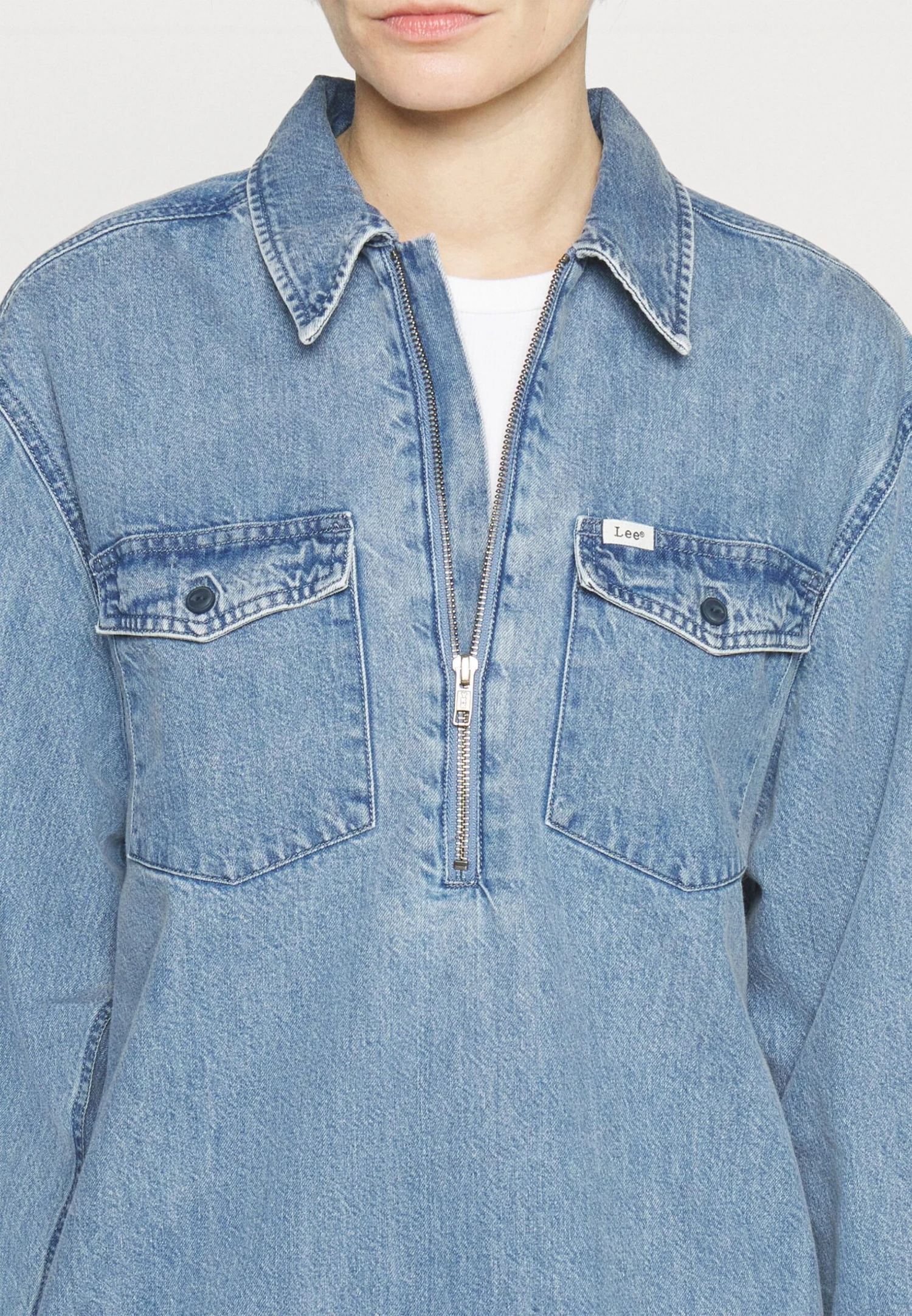 Lee Zip Popover - Chemisier - Universal Blues 11 Lee Zip Popover - Chemisier - Universal Blues – Image 9