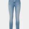 Lee Scarlett High Zip - Jeans Skinny - Blue Denim