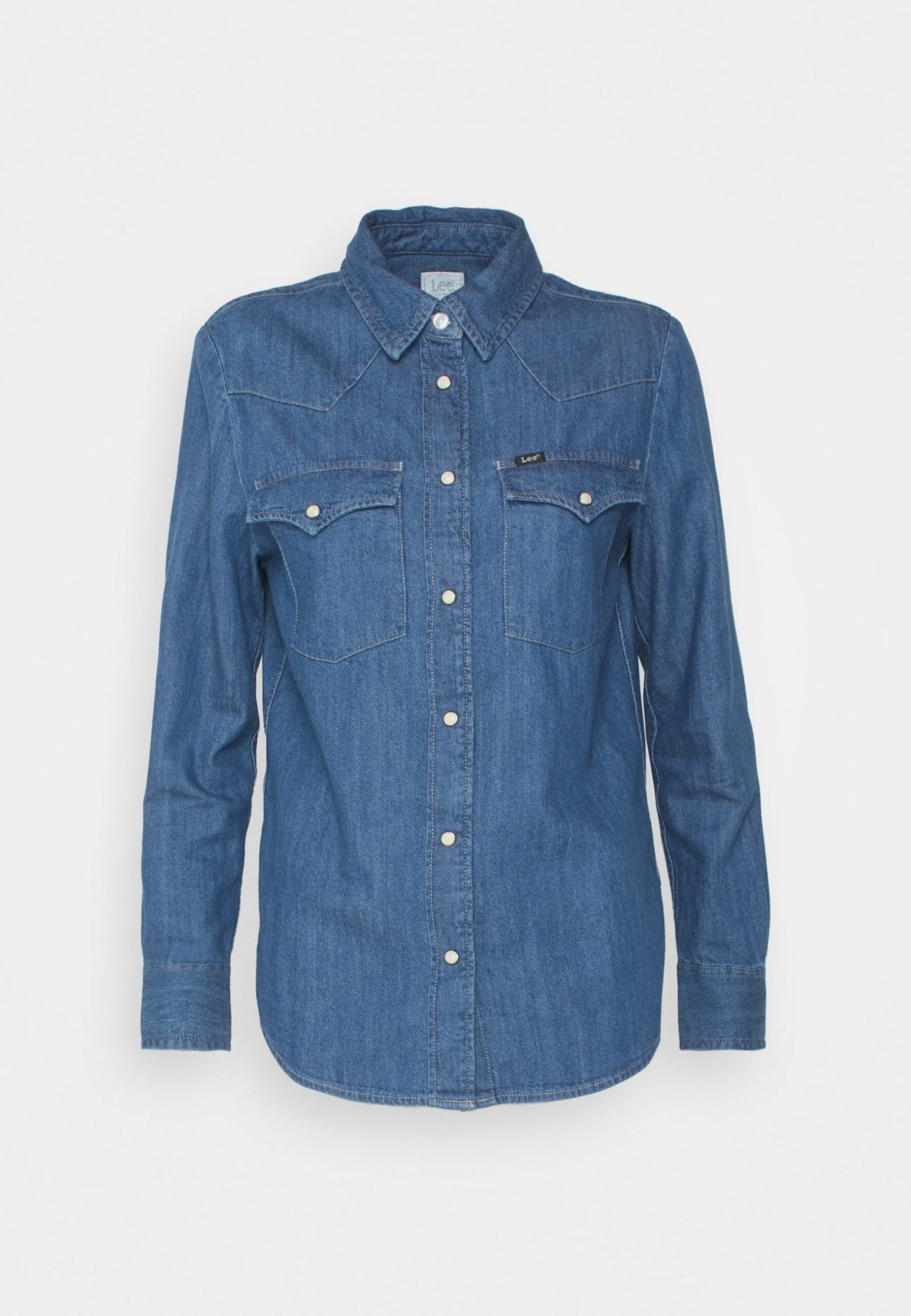 Lee Western - Chemisier - Mid Blues 9 Lee Western - Chemisier - Mid Blues – Image 7