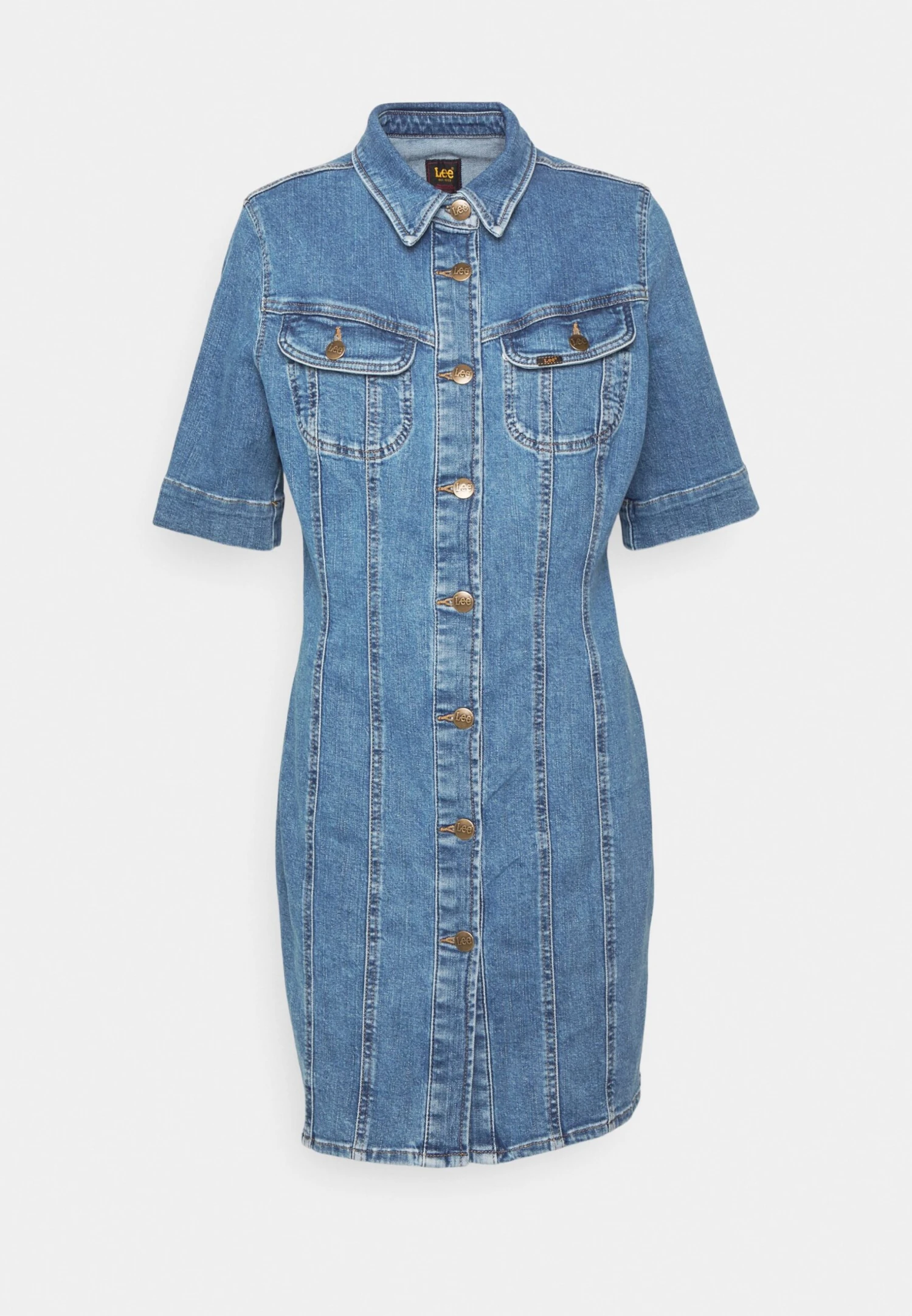 Lee Rider Shirt Dress - Robe En Jean - Majestic Wave 9 Lee Rider Shirt Dress - Robe En Jean - Majestic Wave – Image 7