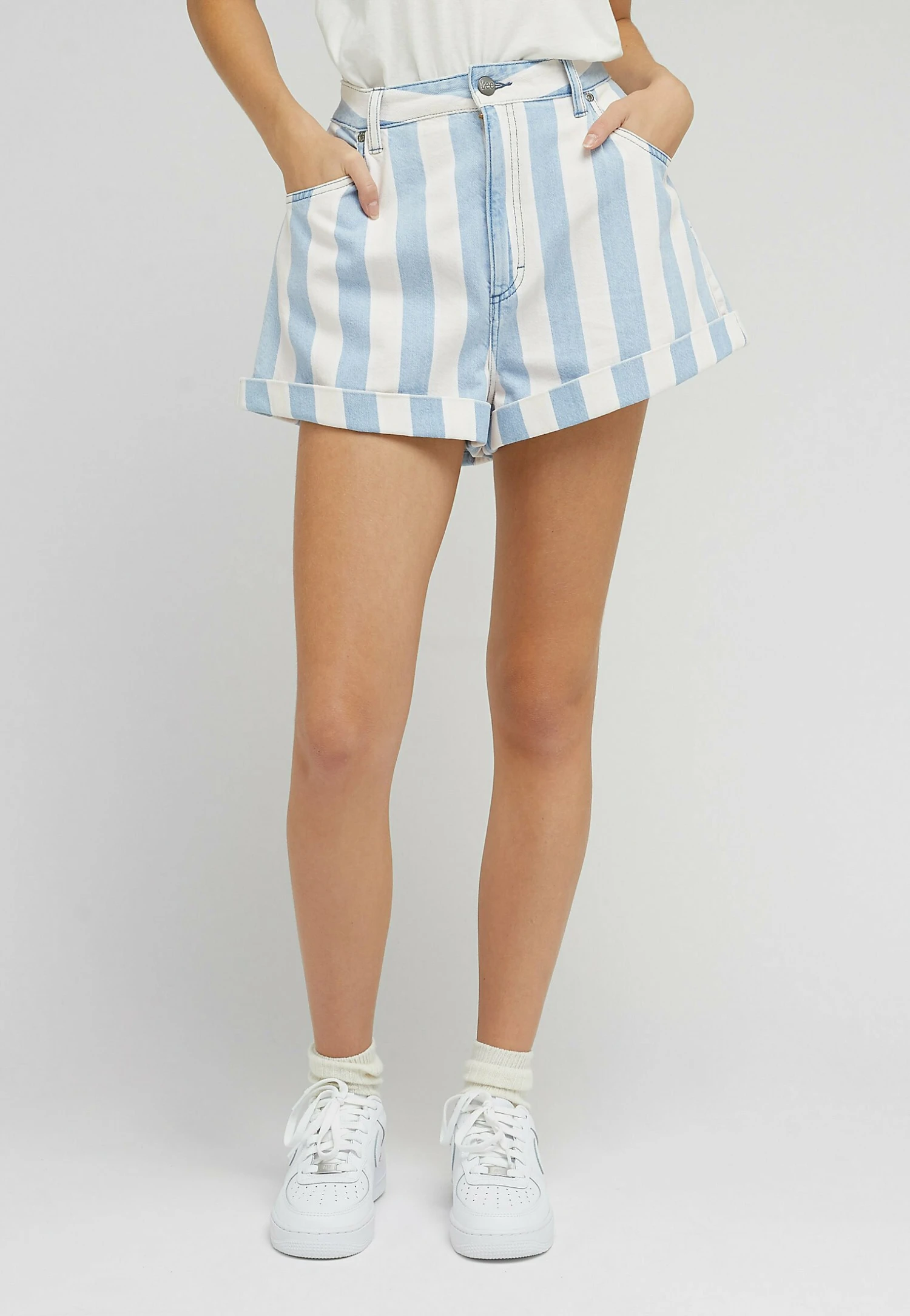 Lee Short En Jean - Mid Stripe 3 Lee Short En Jean - Mid Stripe