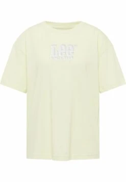 Lee Relaxed Crew Tee - T-Shirt Imprimé - Canary Green -Lee Boutique 7915ed69902e40a7ac681a23d1841699