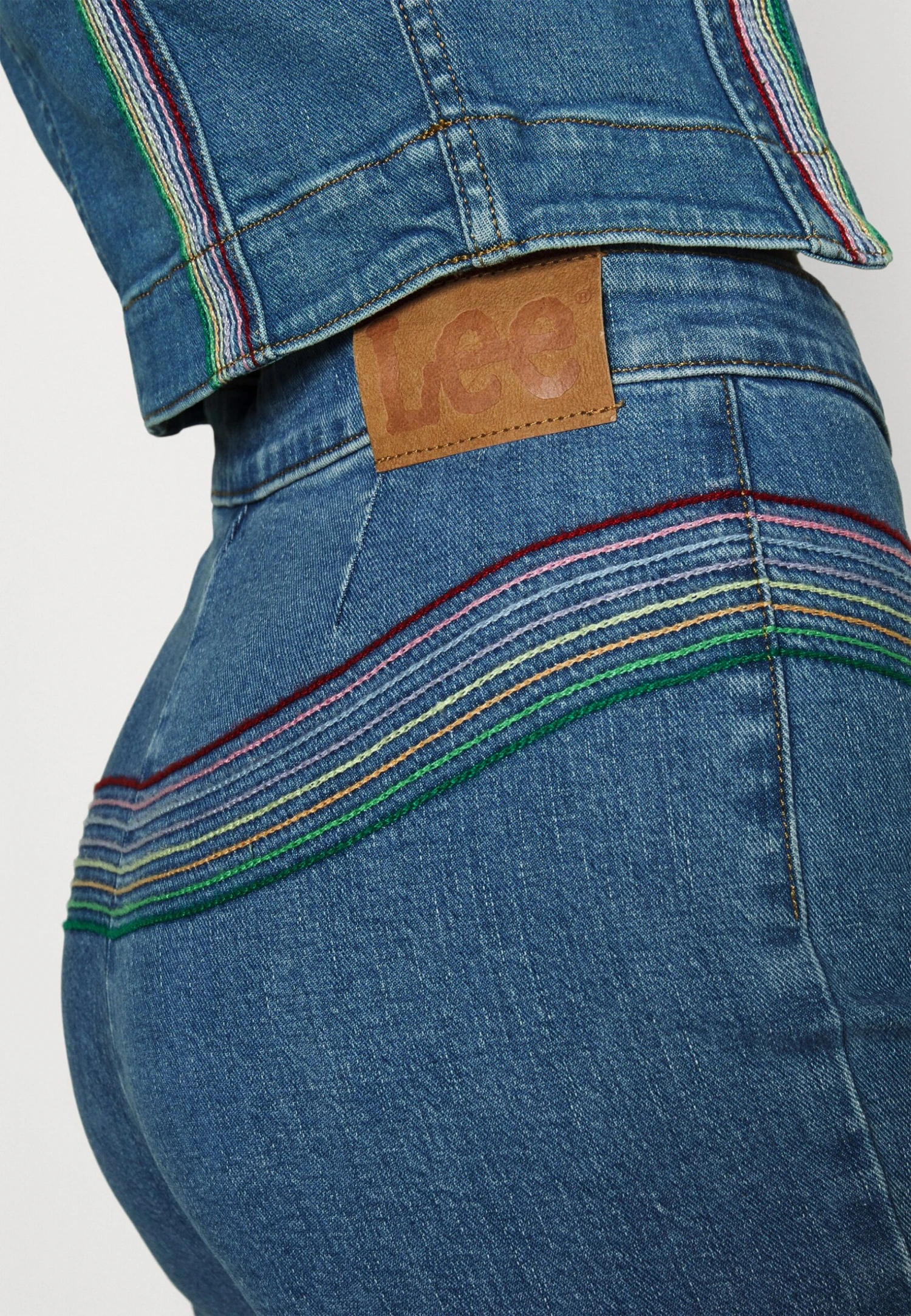 Lee Pride Super Flare - Jean Flare - Mid Rainbow 9 Lee Pride Super Flare - Jean Flare - Mid Rainbow – Image 7