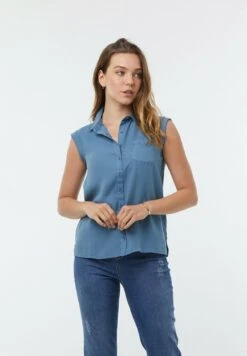 Lee Cooper Day - Chemisier - Grey Blue -Lee Boutique 7bde4cfea01a4ee8ba96d710ac1fb959