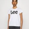 Lee Logo Tee - T-Shirt Imprimé - White 1 Lee Logo Tee - T-Shirt Imprimé - White -Lee Boutique 809d40c7425648d48d294ced1263aa28