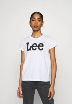 Lee Logo Tee - T-Shirt Imprimé - White