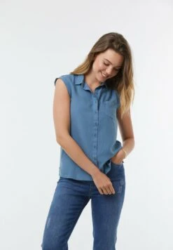 Lee Cooper Day - Chemisier - Grey Blue -Lee Boutique 84486017b32a4df29a40b5ddc5353c18