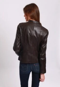 Lee Cooper Veste En Cuir - Brown -Lee Boutique 85daac4b67ac4ceba838cf229d7a6d79